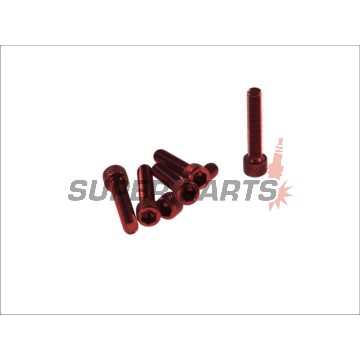 Σετ βιδών -VICMA- VIC-TC630RJ, M6x30, κόκκινα, 6τεμ.