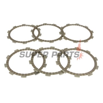 Σετ δίσκων συμπλέκτη -TRW- MCC429-6, Yamaha TZR125/125R/125RR (1988-1997), Yamaha YZ80 (1986-1994)