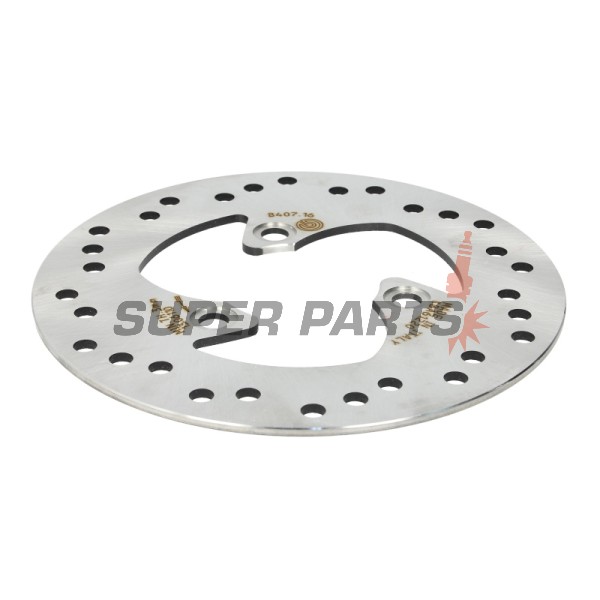 Δίσκος φρένου -BREMBO- 68B40716, Benelli 491, K2, Naked; Beta Ark, Eikon, Quadra; Honda Bali, SJ, Sky; MBK Booster, Stunt, Nitro; Peugeot Buxy, Elyseo, Elystar, Jet Force, Looxor, Ludix, SV, Speedake, Squab, TKR, Vivacity (1990s-2006)