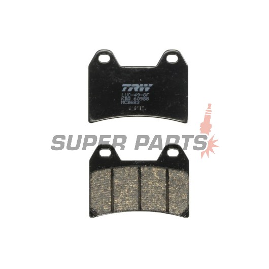 Τακάκια φρένων -TRW- MCB683, Aprilia Pegaso/RS/RSV, Benelli TnT/Tornado, BMW F/G/R nineT, Cagiva Raptor, Ducati Monster/Multistrada/SS, KTM Duke/LC4/SM, Moto Guzzi, Yamaha XT 660X