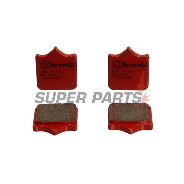 Τακάκια φρένων -BREMBO- 07BB33SA, Aprilia RSV Mille/Benelli TnT/BMW S1000RR/Ducati Monster S4R/KTM Super Duke 990