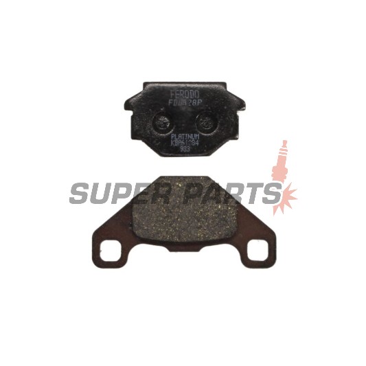 Τακάκια φρένων -FERODO- FDB828P, Adly ATV, Aprilia ETX/MX/Pegaso/RX/SX/Tuareg, Beta Alp/M4, Buell Cyclone/Lightning/Thunderbolt, Husqvarna CR/TE/WR, Kawasaki KLE/KLR/KX, MZ Baghira/Mastiff, Peugeot/PGO/Piaggio scooters, Sachs XTC