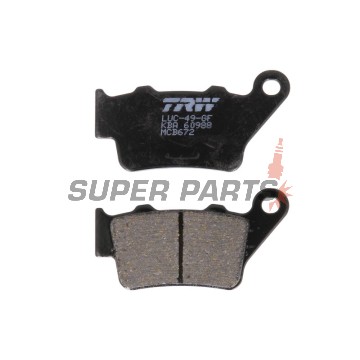 Τακάκια φρένων -TRW- MCB672, Alfer VR 250, Aprilia Pegaso 650, Husaberg FE/FS 450-650, Husqvarna CR/TE/WR 125-610, KTM EXC/LC4/Duke 250-690, Yamaha TT 600, WR 125 (1993-2022)