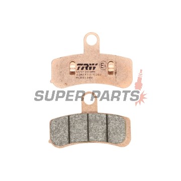 Τακάκια φρένων -TRW- MCB813SV, Harley-Davidson Softail Fat Boy, Deluxe, Rocker/Rocker C, Dyna Super Glide Custom, Fat Bob, Low Rider, Wide Glide, Softail Standard/Custom 1584 (2008-2011)