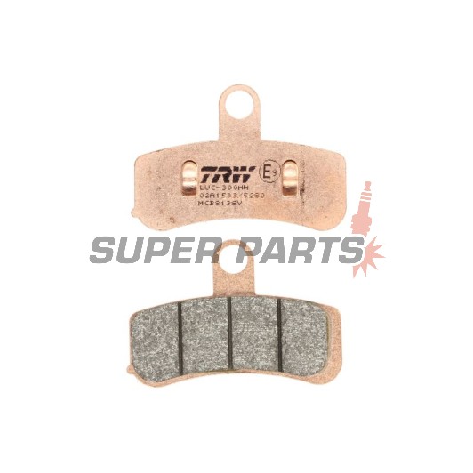 Τακάκια φρένων -TRW- MCB813SV, Harley-Davidson Softail Fat Boy, Deluxe, Rocker/Rocker C, Dyna Super Glide Custom, Fat Bob, Low Rider, Wide Glide, Softail Standard/Custom 1584 (2008-2011)