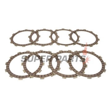 Σετ δίσκων συμπλέκτη -4 RIDE- TCS3433, Arctic Cat DVX400/400 2x4 (2004-2006), CCM CR40/DS404/R35/SR40 400 (2003-2009), Honda CRF450R (2011-2016), MV Agusta Brutale/F3 675 (2011-2014), Polaris Outlaw/Predator 500 (2003-2007), Suzuki DR-Z400 E/S/S