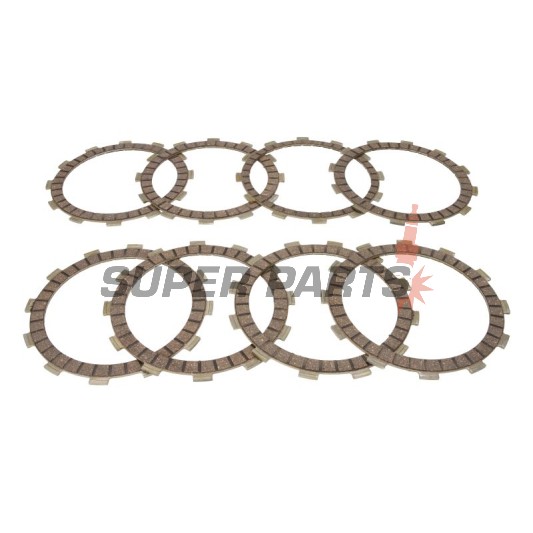 Σετ δίσκων συμπλέκτη -4 RIDE- TCS3433, Arctic Cat DVX400/400 2x4 (2004-2006), CCM CR40/DS404/R35/SR40 400 (2003-2009), Honda CRF450R (2011-2016), MV Agusta Brutale/F3 675 (2011-2014), Polaris Outlaw/Predator 500 (2003-2007), Suzuki DR-Z400 E/S/S