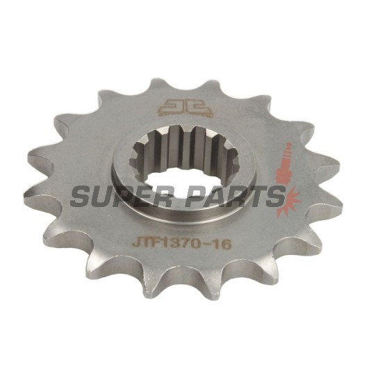 Μπροστινό γρανάζι -JT- JTF1370,16, 16 δόντια, Honda CB 600 2007-2013, CB 650 2014-2019, CBF 600 2008-2013, CBR 1000 2017-2019, CBR 600 1999-2019, CBR 650 2014-2018, CBR 900 1996-1999, CRF 1000 2015-2019, XL 1000 1999-2013