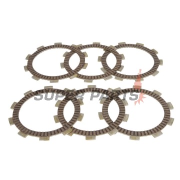 Σετ δίσκων συμπλέκτη -4 RIDE- TCS5598, Aprilia RS125 Replica/Extrema/Tuono (1992-2013), AF1 125 Futura (1989-1992), MX125 (2004-2007), Pegaso 125 (1990-1995), Classic 125 (1996-2001), κόκκινο Rose 125 (1990-1995)