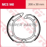 Σιαγόνες φρένων -TRW- MCS940, 200x30mm, BMW R45/R50/R60/R75/R80/R90 series (1969-1985)