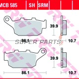 Τακάκια φρένων -TRW- MCB585, Buell Blast, M2, S3, X1, XB12R/S/SS, XB9S 1998-2009; Honda CB, CBR, FMX, NC, NSR, NT/NTV, NX, XL/XRV 1986-2015; Triumph Daytona, Street Triple, Tiger 2000-2020; Yamaha XJ6 2009-2012