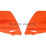 Πίσω πλαϊνά πλαστικά -POLISPORT- πορτοκαλί, KTM EXC, SX 125-300 2001-2003