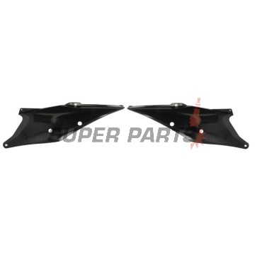 Πίσω πλαϊνά πλαστικά -POLISPORT- πορτοκαλί, KTM EXC, EXC-F, SX, SX-F, XC, XC-F 125-450 2019-2022