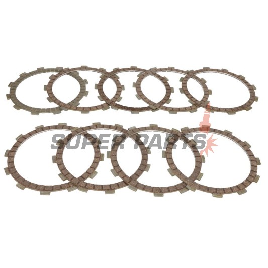 Σετ δίσκων συμπλέκτη -TRW- MCC161-9, Honda CBR1000RR Fireblade/ABS (2008-2016), Honda VFR1200F/ABS (2010-2016)