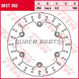Δίσκος φρένου -TRW- MST450, 256mm, Honda Forza/NSS 125 (2015-2017), Honda SH 300i/Sporty ABS (2007-2015)