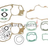 Πλήρες σετ φλαντζών κινητήρα -ATHENA- Aprilia AF1 125 1988-1993, Europa 125 1990-1991, Pegaso 125 1989-1995, κόκκινο Rose 125 1988-1996, RS 125 1992-1995, Tuareg 125 1985/1988-1992