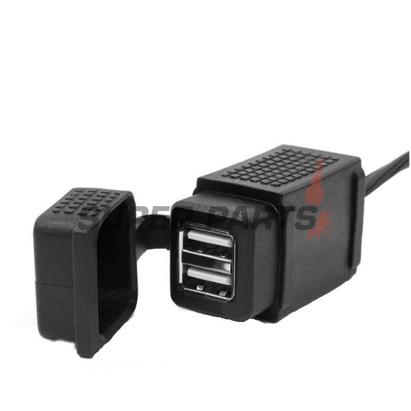 Αντάπτορας USB -4 RIDE- 12V, 2xUSB (3.1A) - universal