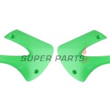 Μπροστινά πλαϊνά πλαστικά -POLISPORT- πράσινα, KAWASAKI KX 85 2001-2013