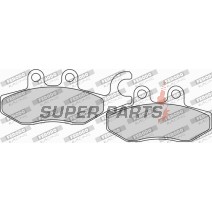 Τακάκια φρένων -FERODO- FDB2186EF, Piaggio Beverly 125-350 (2006-2017), MP3 125-500 (2006-2016), X10 125-500 (2012-2015), X7 125-300 (2007-2014), X8 400 (2006-2008), X9 125-250 (2005-2008)