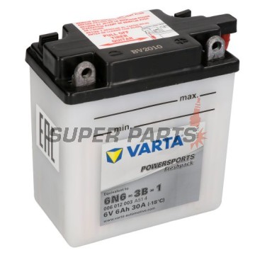 Μπαταρία -VARTA- 6N6-3B-1, 6Ah 6.0V