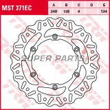 Δίσκος φρένου -TRW- MST371EC, 240mm, Suzuki DR-Z 400/400E/400SM/400SMU (2005-2008), RM 125/250 (2005-2012)