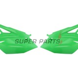 Πίσω πλαϊνά πλαστικά -POLISPORT- πράσινα, KAWASAKI KX 250 2017-2020