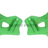 Μπροστινά πλαϊνά πλαστικά -POLISPORT- πράσινα, KAWASAKI KX 125/250 1996-1998