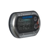 Ψηφιακό ρολόι μοτοσυκλέτας -OXFORD- DigiClock, μαύρος/ασημί