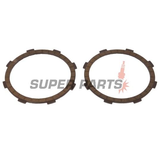 Σετ δίσκων συμπλέκτη -TRW- MCC400-2, Yamaha DT50M/MX/R (1980-1991), FS1 50 (1977-1979), RD50M (1980-1984), TY50M (1978-1980)
