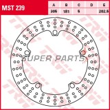 Δίσκος φρένου -TRW- MST239, 305mm, BMW K1200RS/GT/LT + R850R + R1100GS/S + R1150GS + R1200C/CL (1995-2004)