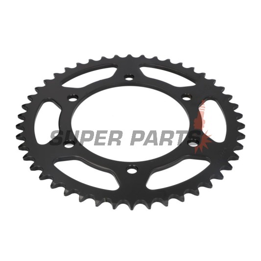 Πίσω γρανάζι -JT- JTR855,46, 46 δόντια, ατσάλινο, Yamaha DT 250 1975, 1977-1982, MT-03 660 2006-2013, XJ 600 1992-2003, XT 660 2004-2016, XTZ 660 2008-2009, XTZ 750 1990-1998