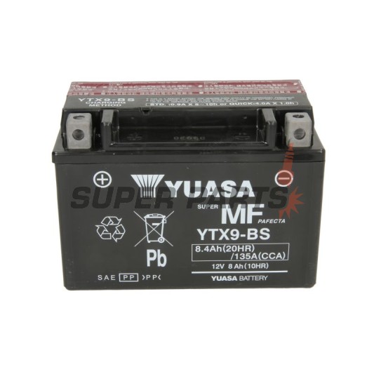 Μπαταρία -YUASA- YTX9-BS, 8Ah 12V
