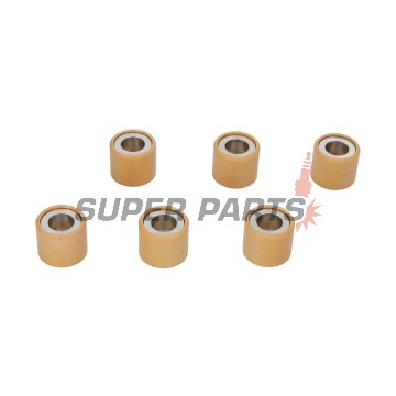 Μπίλιες βαριατόρ -RMS- 19x17mm, 7.3g, 6τεμ., Aprilia Atlantic 125 2003-2010, Aprilia Scarabeo 125 2003-2010, Aprilia Sportcity 125 2006-2013, Derbi GP1 125 2006-2008, Derbi Rambla 125 2008-2009, Gilera D.N.A 125 2002