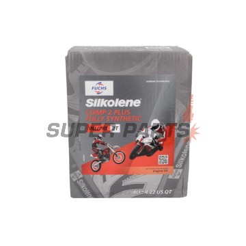 λάδι 2χρονου κινητήρα -SILKOLENE- COMP PLUS, 2T, πλήρως συνθετικό + εστέρας, 4L CUBE