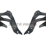 Μπροστινά πλαϊνά πλαστικά -POLISPORT- μαύρα, KAWASAKI KX 450 2012-2015