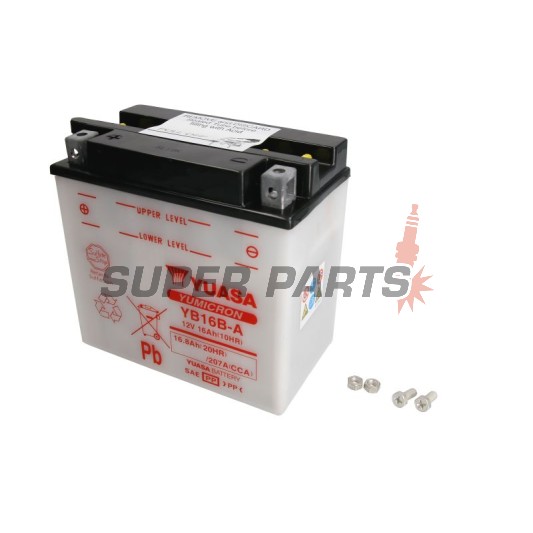 Μπαταρία -YUASA- YB16B-A, 17Ah 12V