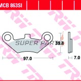 Τακάκια φρένων -TRW- MCB863SI, CF Moto Terralander - 500/625/800 - 2011-2013