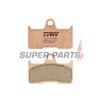 Τακάκια φρένων -TRW- MCB756SI, CFMoto Terralander 500/625/800 (2011-2013); Yamaha YFM 660 Grizzly/Grizzly Auto 4x4/660F/660FWA/660R Raptor (2002-2008)