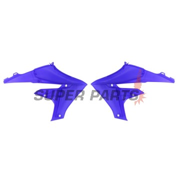 Μπροστινά πλαϊνά πλαστικά -POLISPORT- μπλε, YAMAHA YZ 250/450 2018-2023