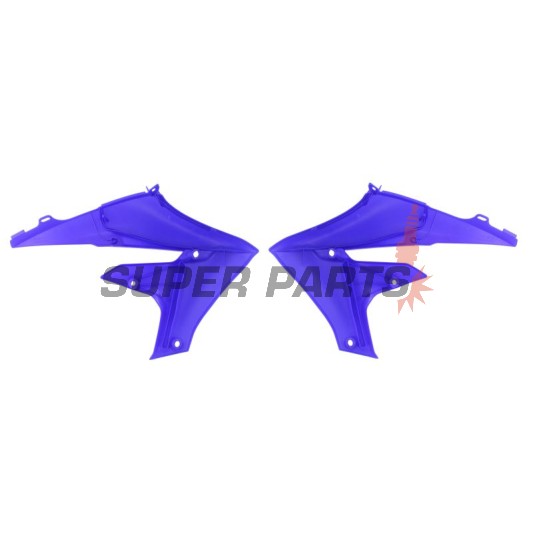 Μπροστινά πλαϊνά πλαστικά -POLISPORT- μπλε, YAMAHA YZ 250/450 2018-2023