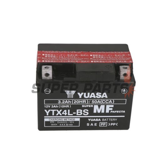 Μπαταρία -YUASA- YTX4L-BS, 3Ah 12V