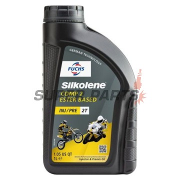 λάδι 2χρονου κινητήρα -SILKOLENE- COMP, 2T, πλήρως συνθετικό + εστέρας, 1L