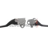 Σετ μανετών -ZAP TECHNIX- αναδιπλούμενα, μαύρα, Kawasaki KX250F 2013-2020/KX450F 2013-2018