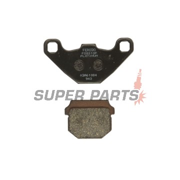 Τακάκια φρένων -FERODO- FDB313P, Aprilia Pegaso/Tuareg/RS4 50-600 1989-2014; Kawasaki KDX/KMX/KX 100-250 1981-1998; Peugeot Vivacity/Speedake/Buxy 50-100 1994-2010; Suzuki Address/Street Magic 50-125 1995-2016