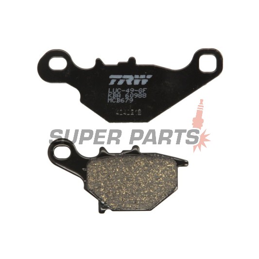 Τακάκια φρένων -TRW- MCB679, Kawasaki KLX/KMX 125, Suzuki AN125/150, DR-Z125/L, RM80/85, TR50 Street Magic, UC125 Epicuro, UG110 Hokuto (1995-2013)