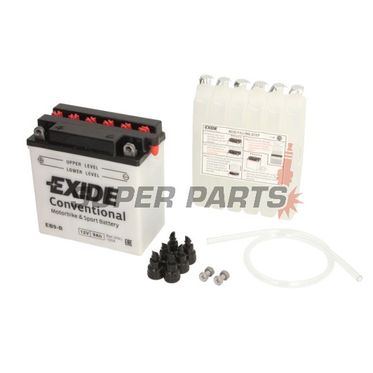 Μπαταρία -EXIDE- YB9-B, 9Ah 12V