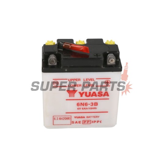 Μπαταρία -YUASA- 6N6-3B, 6Ah 6V