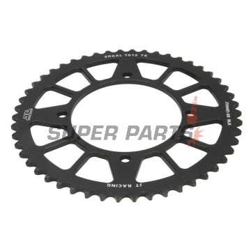 Πίσω γρανάζι -JT- JTA461,50BLK, 50 δόντια, μαύρο, αλουμινίου, Kawasaki KX 80 1998-1999, KX 85 2001-2025