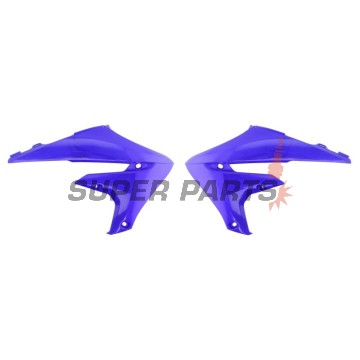 Μπροστινά πλαϊνά πλαστικά -POLISPORT- μπλε, YAMAHA YZ 250/450 2018-2023