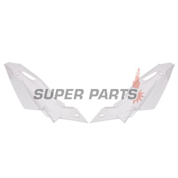 Πίσω πλαϊνά πλαστικά -POLISPORT- λευκά, HUSQVARNA TC, TE 250-510 2008-2011